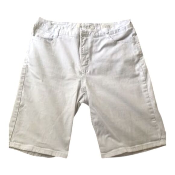 Jones of New York Sutton Short white denim. Sz 14 - Picture 5 of 6